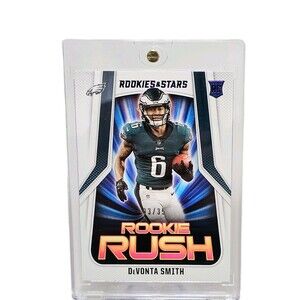 DeVonta Smith L.E/35 Panini Rookies & Stars Rookie Rush 2021 #RR-6 Eagles NM!